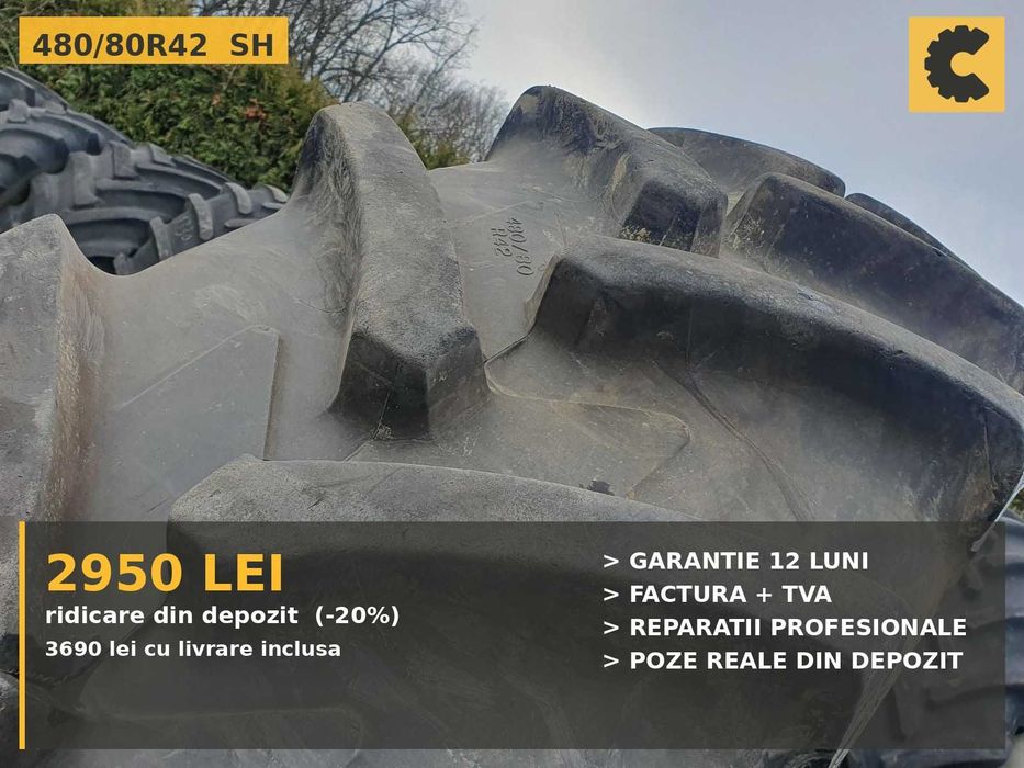 Cauciucuri 480/80R42 18.4R42 Michelin Anvelope Combina SH FACTURA
