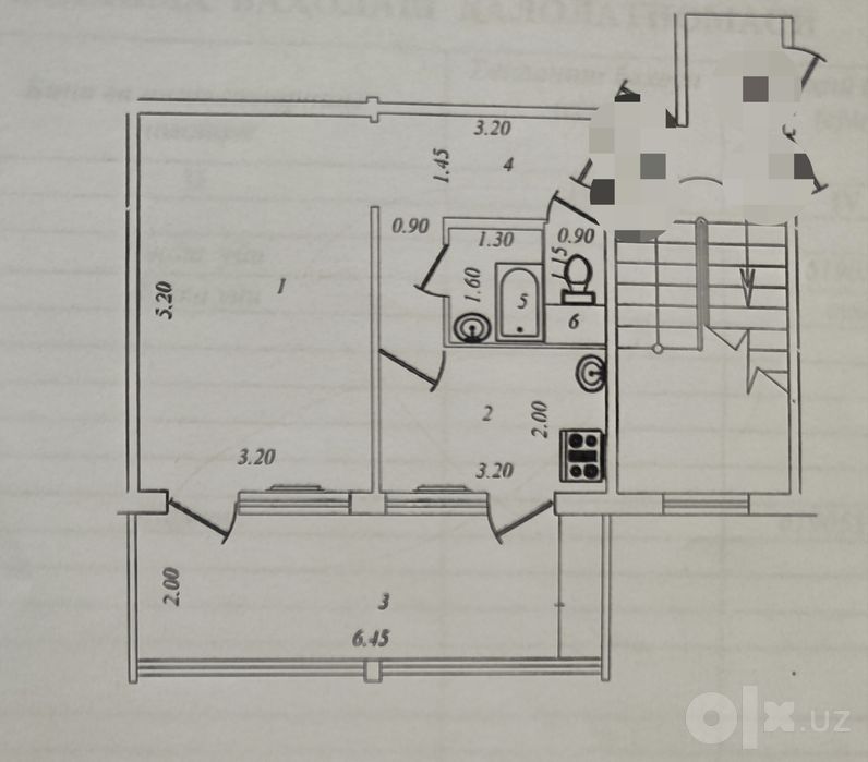 45 м2, Авиагородок, (Учувчилар шахарчаси)