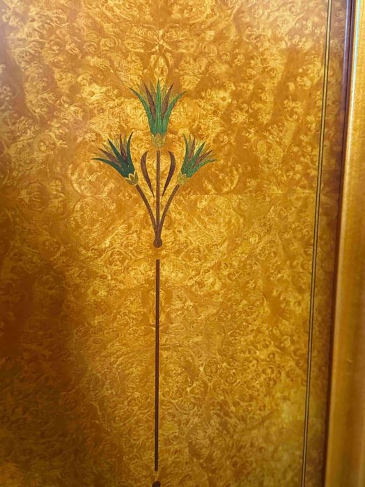 Масивен комплект Бюфет + Витрина + ТВ/Видео Шкаф