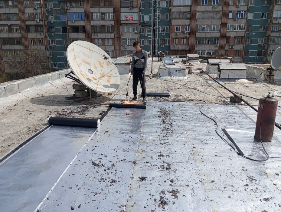 Гидроизолация.ustalar.tom. terassa fundament izolatsiya qlamz