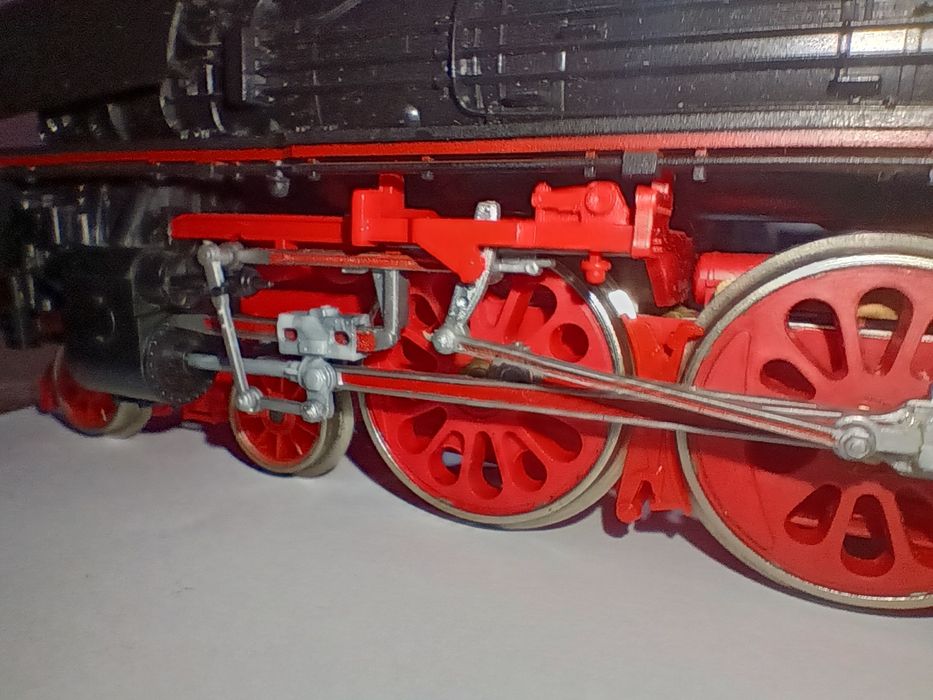 Locomotiva cu aburi BR01 1512 Piko, machetă trenuleț electric vagon HO