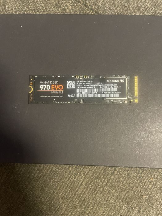 Samsung ssd  evo 970 500 gb