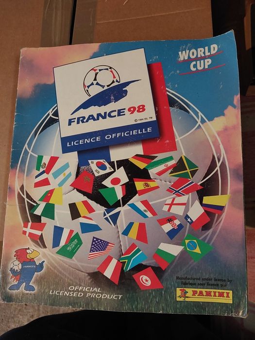 Album original Panini – Campionatul Mondial de Fotbal France 1998