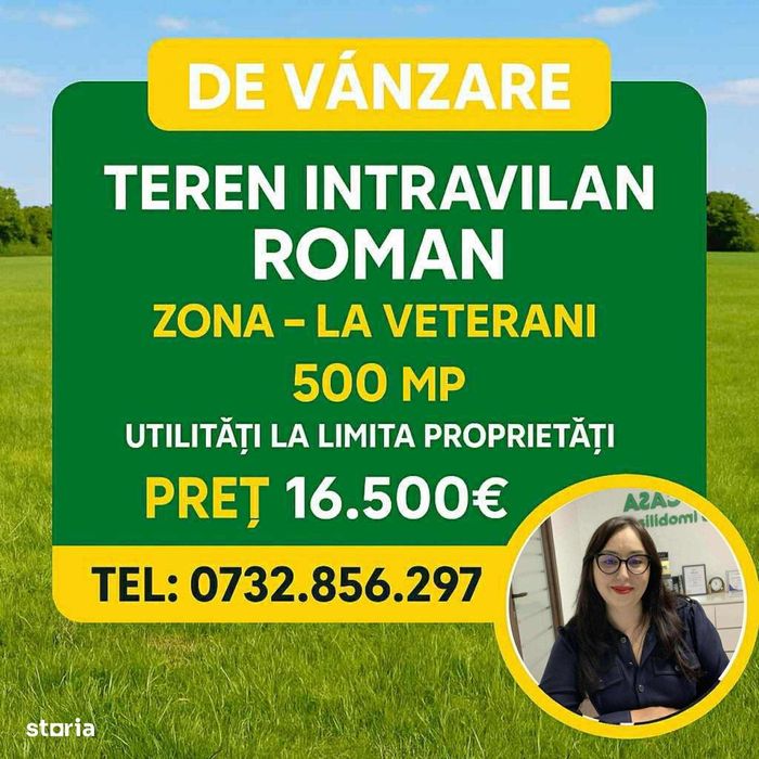 Teren intravilan Roman
