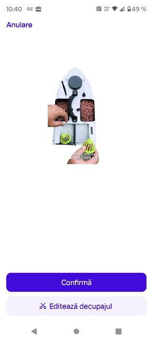 Bărcuță plantat momit navomodel