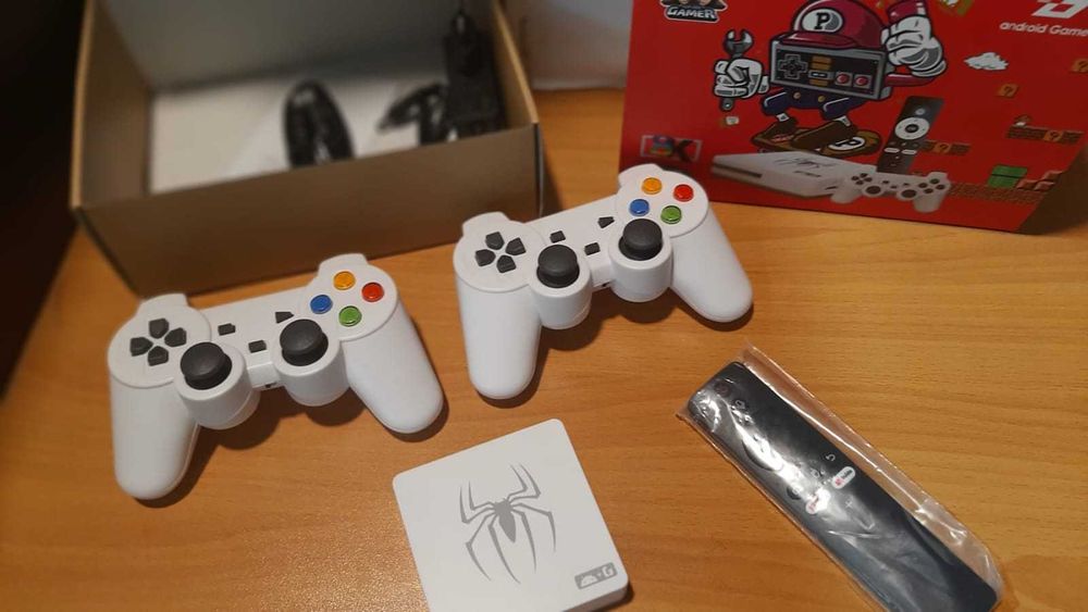 Нова G7 Android 14 Игрова конзола и tv box в едно 128GB 4GB 40000 игри