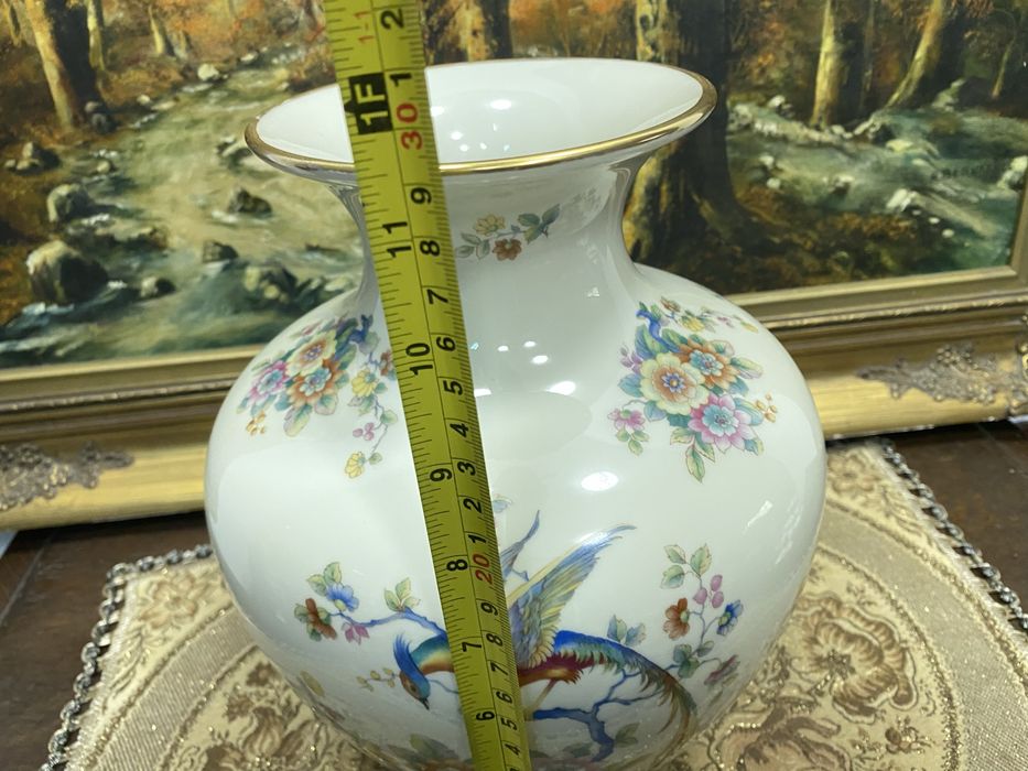 Порцеланова ваза Hutschenreuther Германия 1950 те ръчна украса