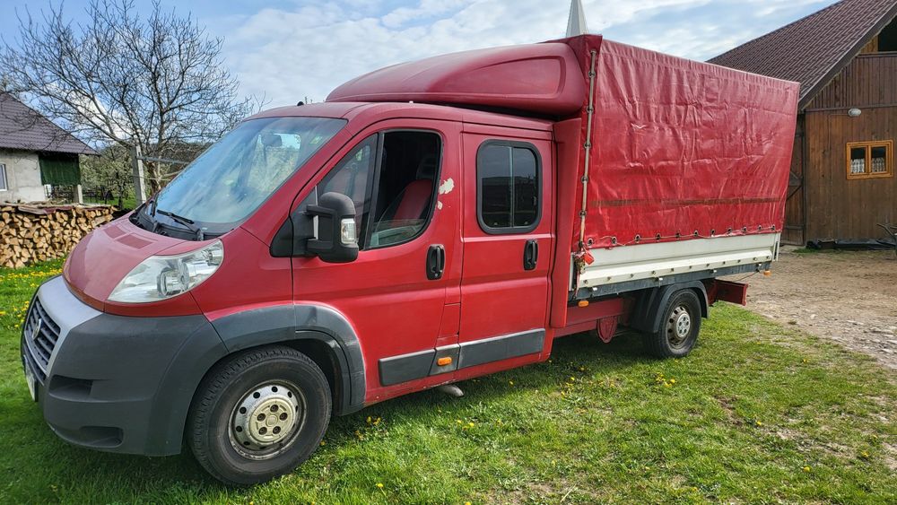 Fiat Ducato 2.3, 2009, 7 locuri + Marfa, Lada si Prelata . Vând Schimb Variante