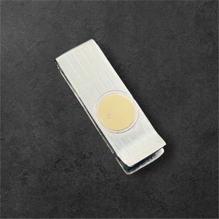 Щипка за пари със сребри и злато 18к