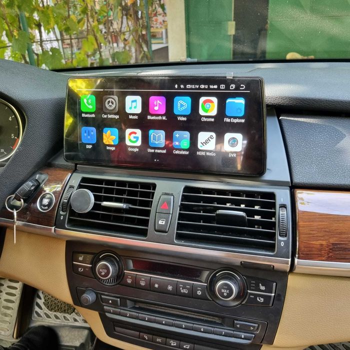 Navigatie android 8GB BMW X5 X6 Carplay Waze YouTube