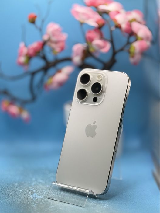 Apple iPhone 15 Pro, 256GB, 5G, White Titanium