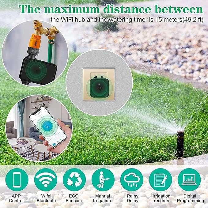Автоматический таймер полива с Wi-Fi и с Bluetooth