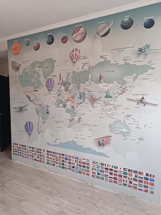 Поклейка обоев качественно