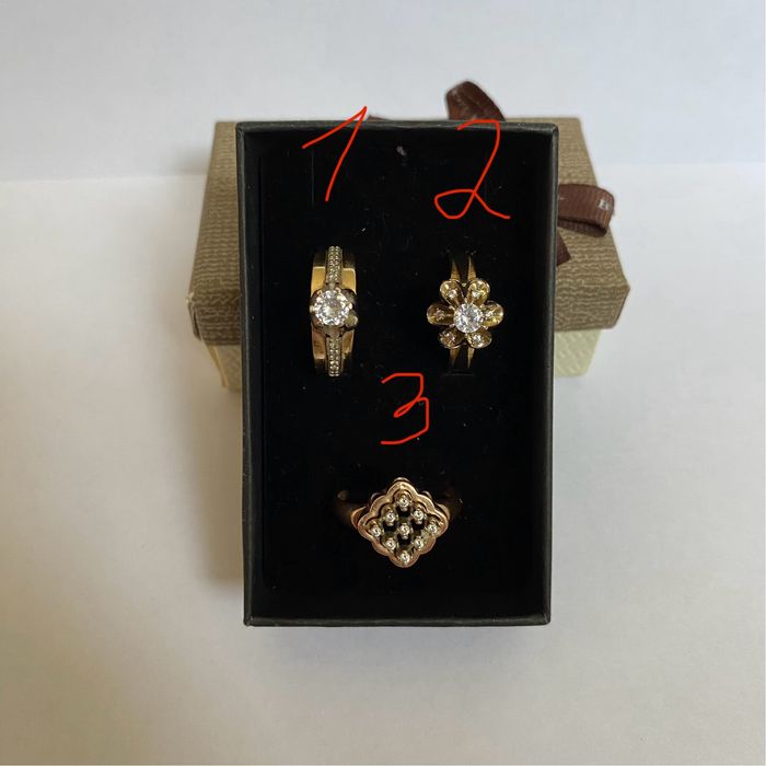 Золотое кольцо желтое золото