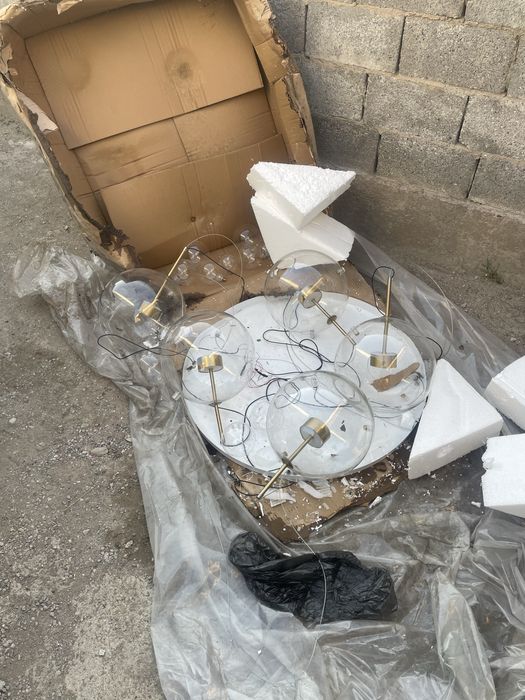 Б/у использованная люстра