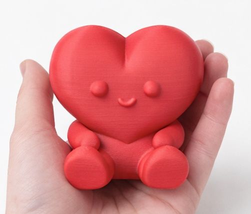 3D мишка с сердцем подарок девушке | 3D печать