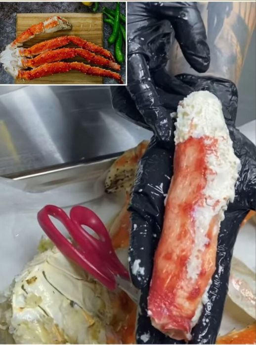 Клешни краба мясистые!