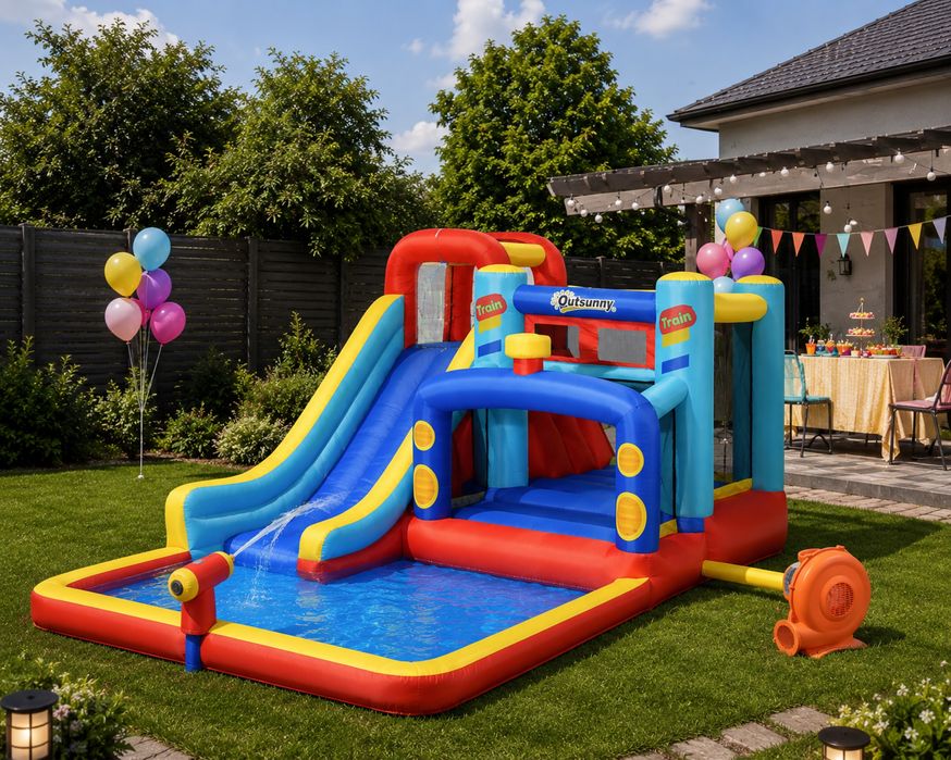 Castel gonflabil  de inchiriat 5 in 1!