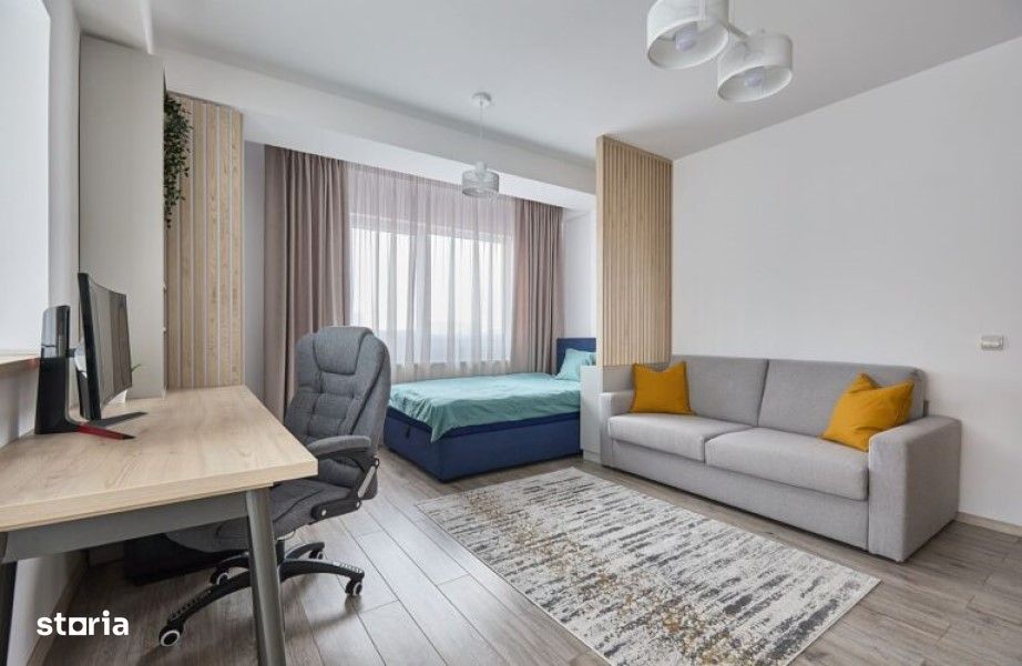 Metrou Berceni 5 min - CONSTRUCTIE Garsoniera spatioasa living 2 zone