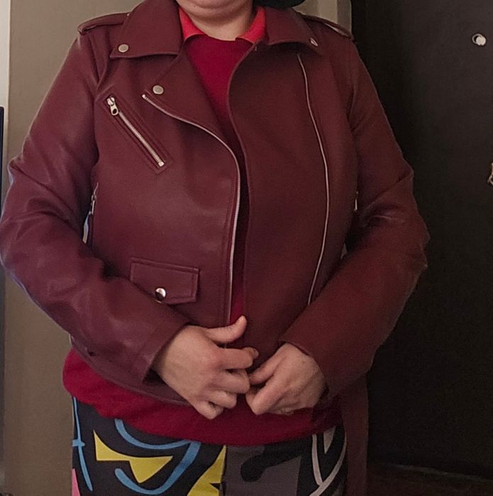 Vand geaca bike burgundy