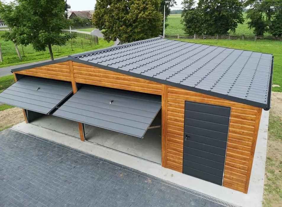 Vând garaj auto pe structura metalica