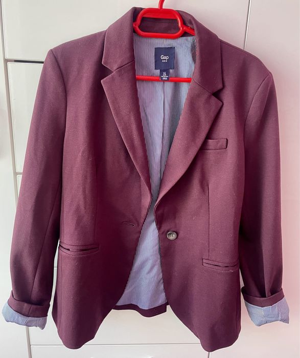 Sacou femei Gap burgundy masura S- XS