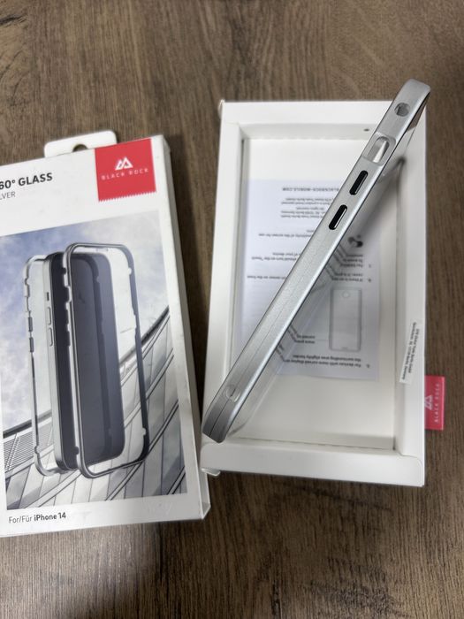 Husa iphone 14 sticla securizata Black Rock
