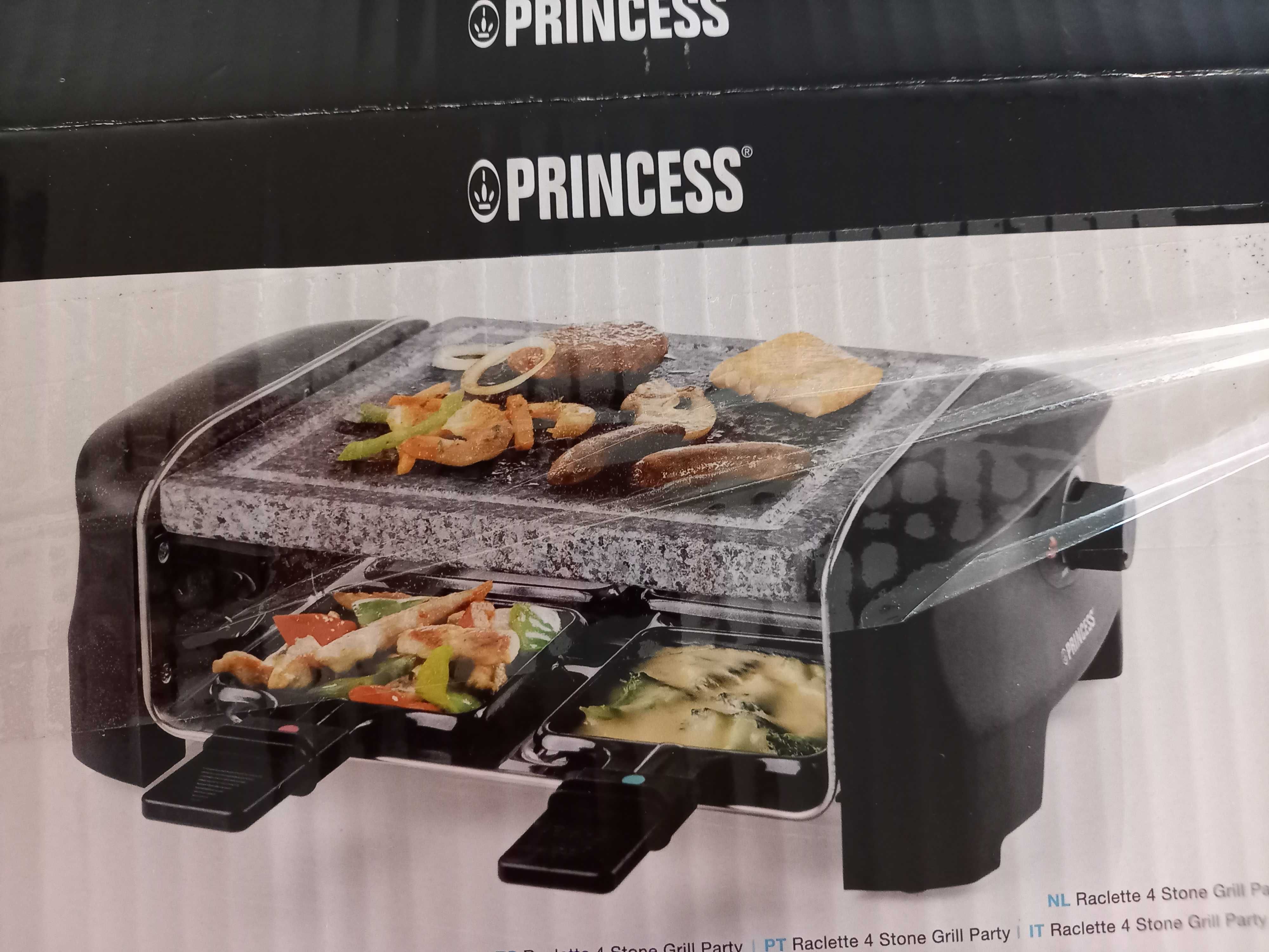 Raclette 4 Stone Grill Party Princess - gril electric piatra 4