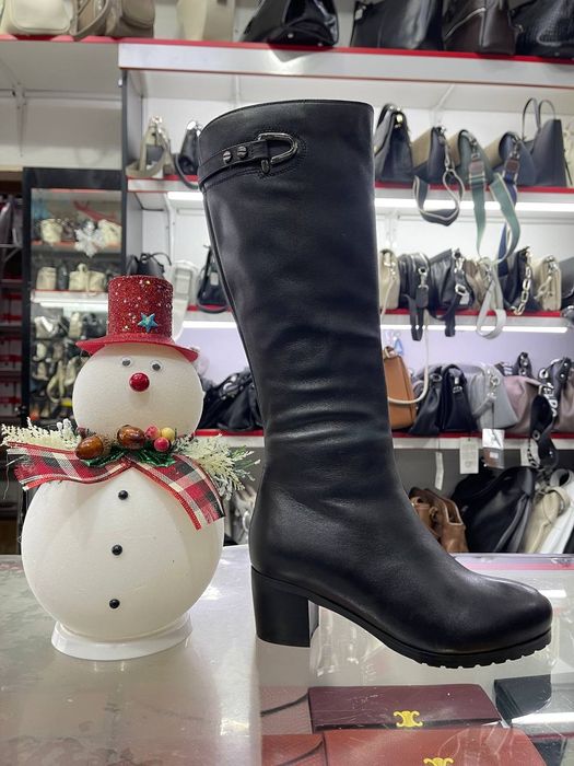 Сапожки теплые из натуральной кожи