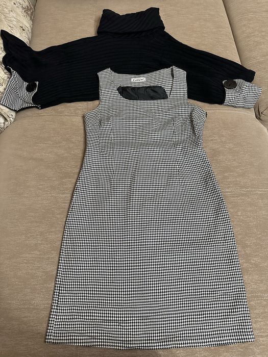 Платье сарафан с пончо