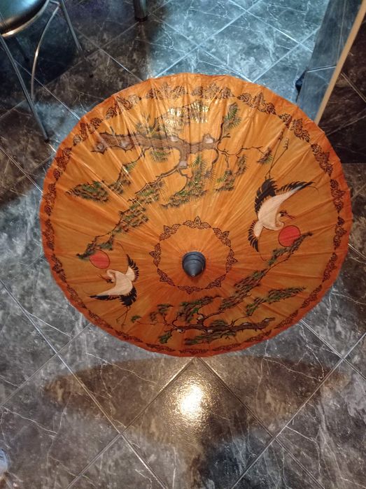 umbrela din bambus - decor