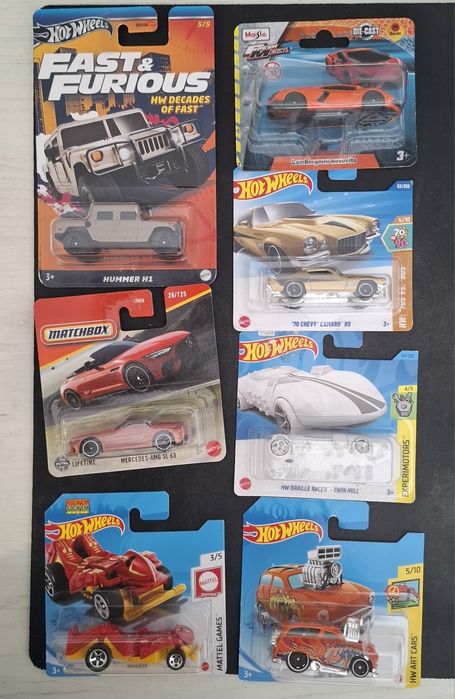 Hot wheels колички