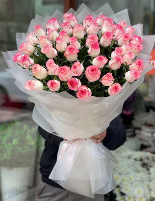 Цветы розы букет доставка по городу