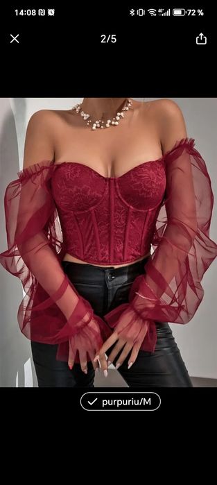 Bluza corset mărimea M
