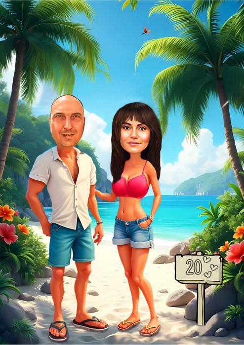 Изработка на карикатури за 20 ЛВ + ПОДАРЪК , Бърза поръчка 12 часа !