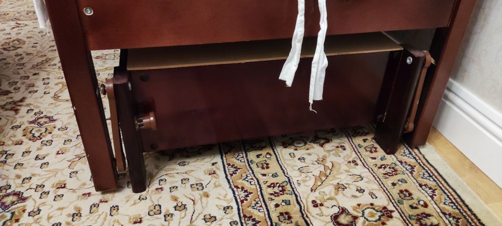 Детская кровать маятник с ящиком