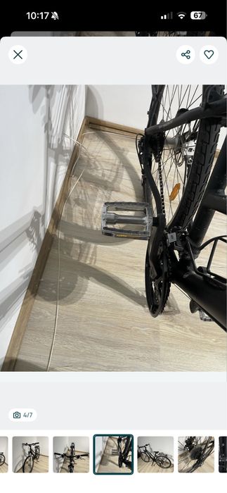 Bicicleta Trekking Bike Manufaktur Black Cross Marime S
