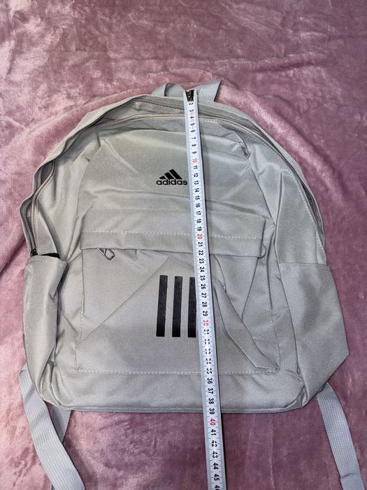 Ghiozdan Rucsac Adidas Gri Bej Crem Negru Nou nepurtat New never worn