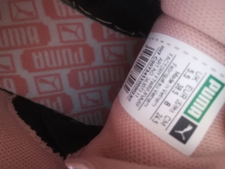 Adidași Puma nr 38,5 dama piele lucioasă