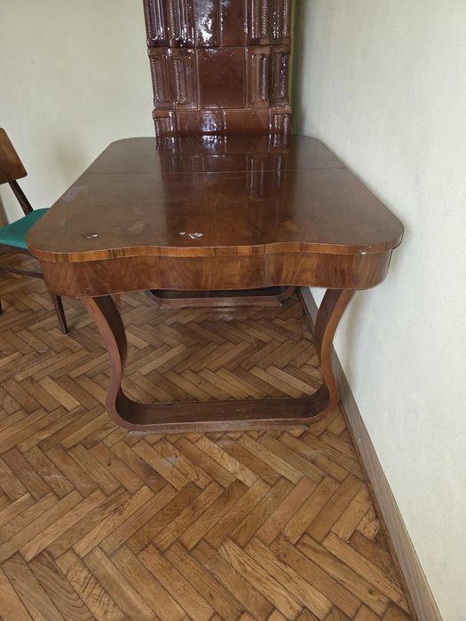 Masa din lemn vintage extendibila