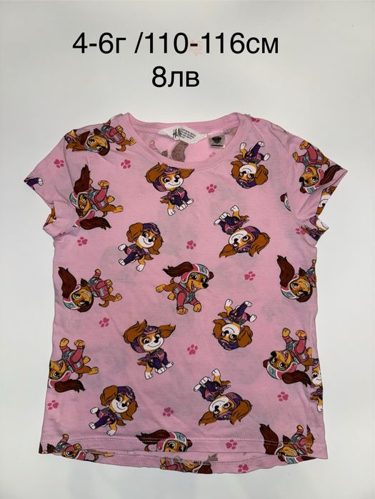 Блузки h&m, роклички Next и разни други 110-116см