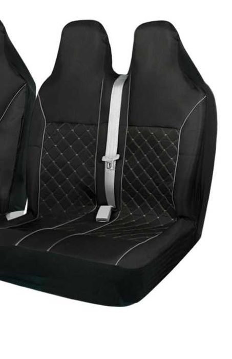 Комплект 2+1 универсална тапицерия за предни седалки на бус - текстил