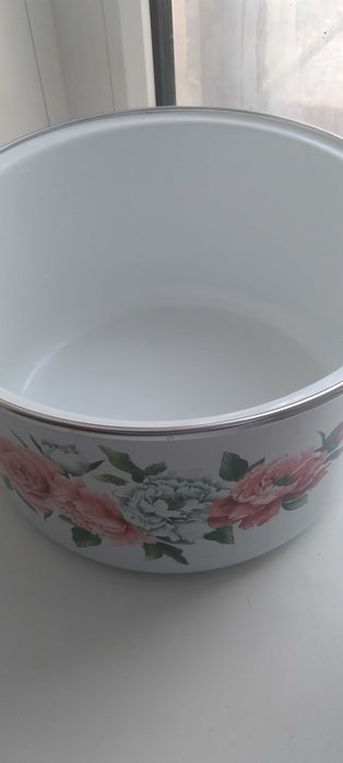 Кастрюля 4,5 л эмалированая