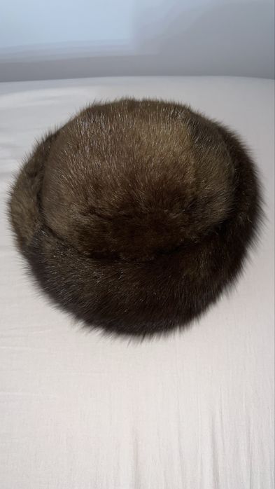 Caciula dama din blana naturala de bizam