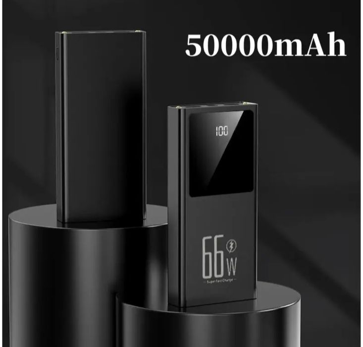50000mAh-66W Baterie externa cu încărcare super rapidă,afișaj LED