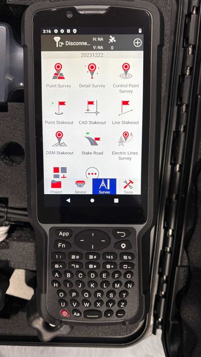 Alphageo L2Plus LASER RTK IMU GNSS 1408 canale , Stonex, South CHC GPS