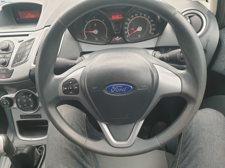 Volan Plastic 3 Spite cu Comenzi FARA Airbag Ford Fiesta Mk 6 NFL Non Facelift 2008 - 2012 [K1645]