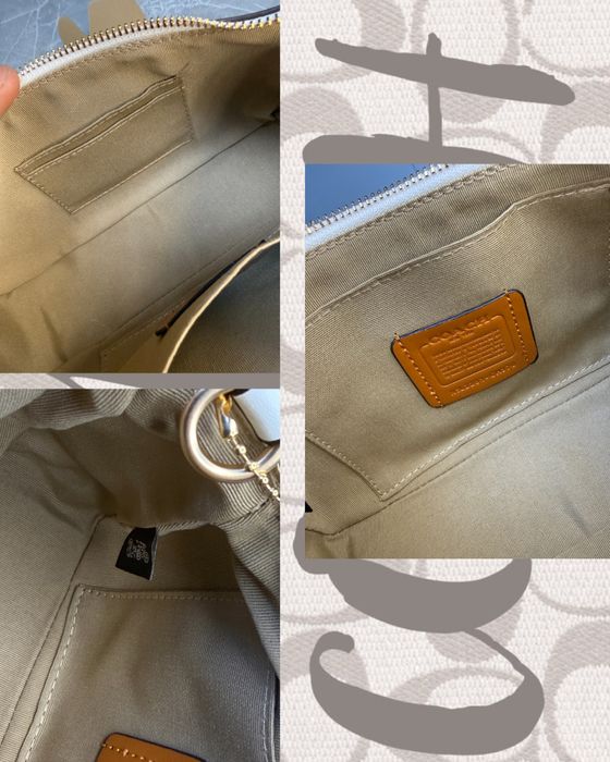 Vand geanta femei coach Coach Teri Shoulder Bag in Signature Canvas