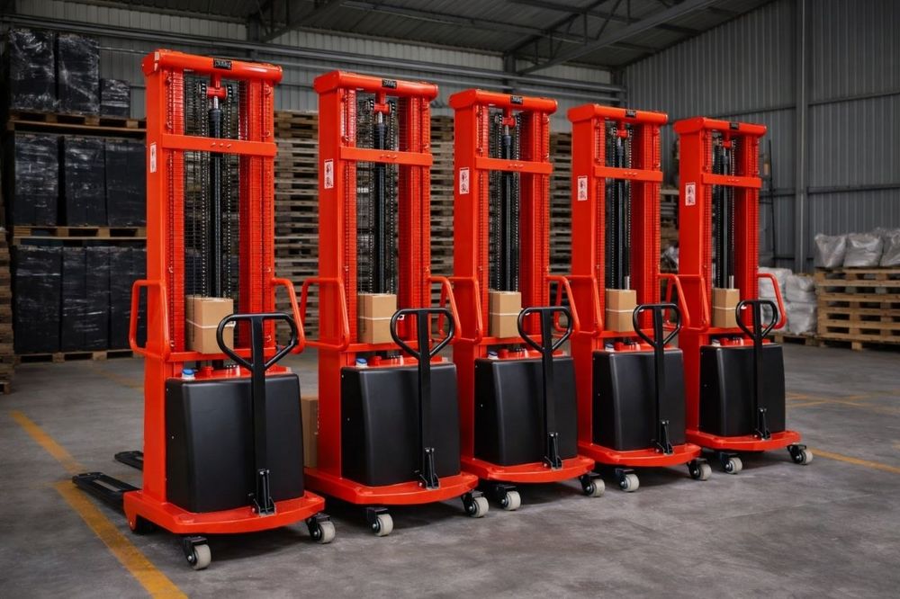 Полавтомат рохля штабелер  самаходьник кара штаблёр shtablyor shtabele