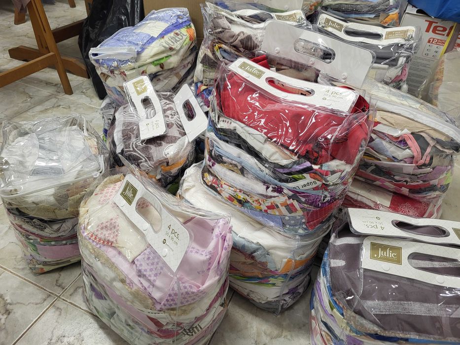 Парчета ранфорс,памучен сатен за изкуств. цветя,кукли,пачуърк изделия